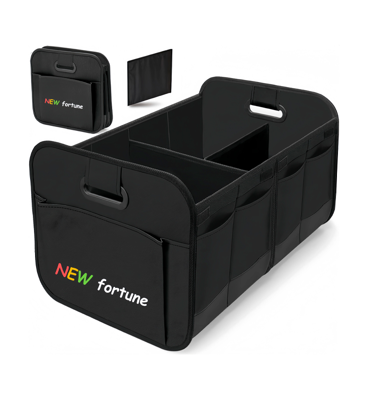 H-XII Foldable Collapsible Multi-Compartment truncus repono pera aucti Handles