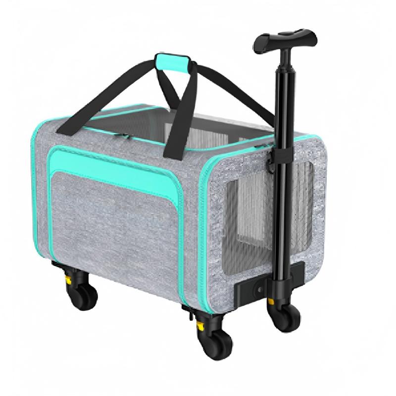 Expandable Oxford Pet Carrier Bag Cum Telescopic Manubrium