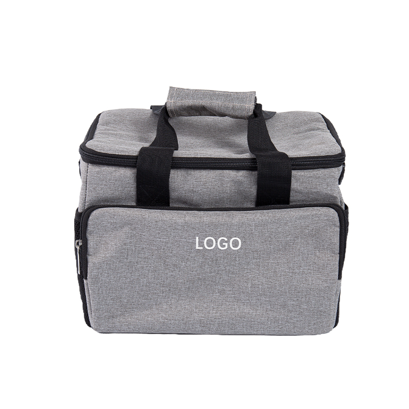 F-II Grey Singulus humerum Handbag Portable Mollis Cooler Cum